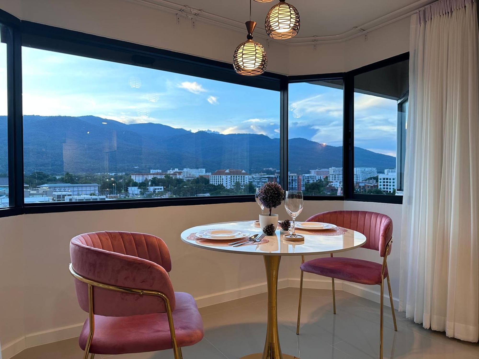Mountain & City View Panorama At Nimman 清邁 外观 照片
