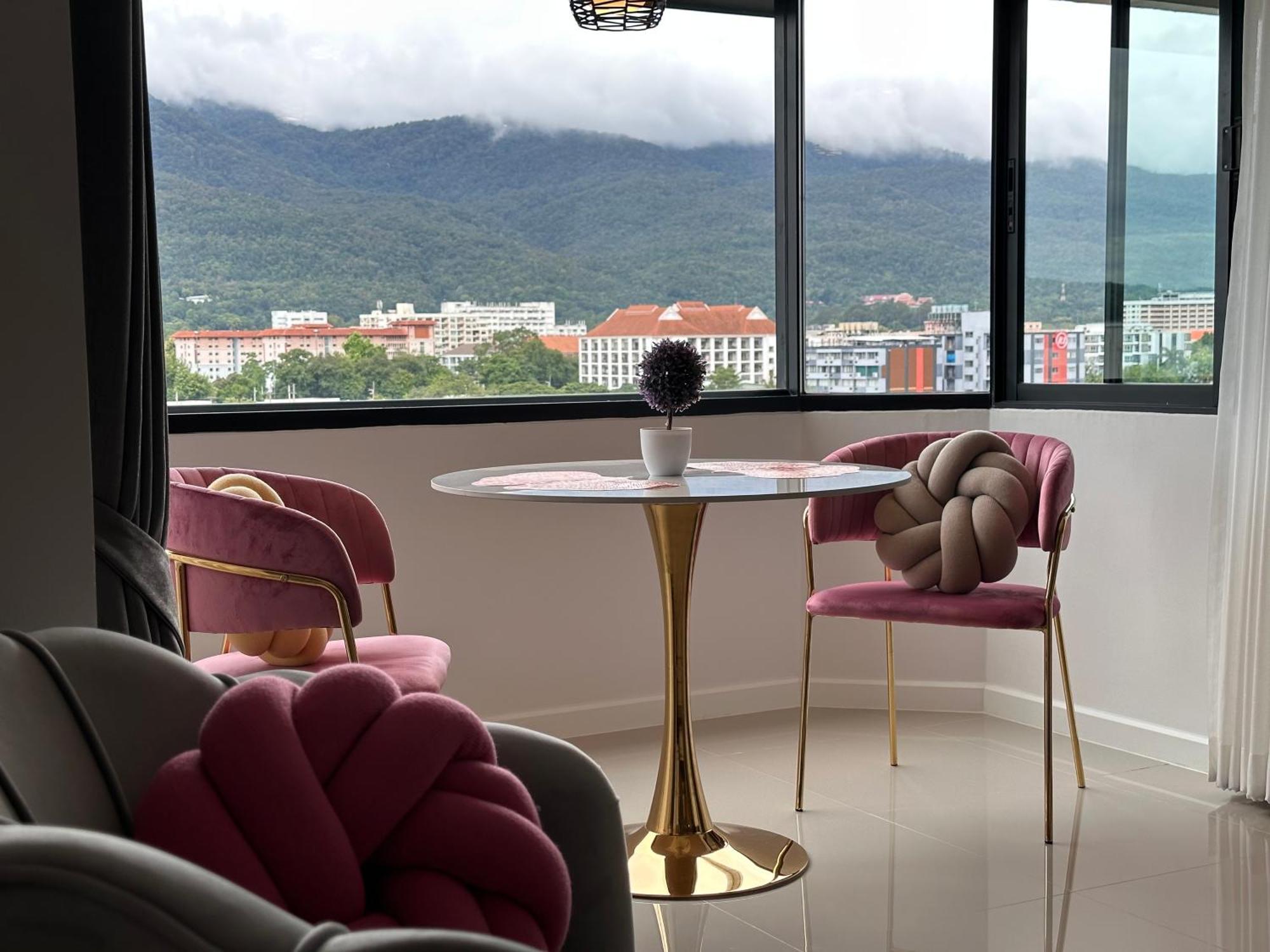 Mountain & City View Panorama At Nimman 清邁 外观 照片
