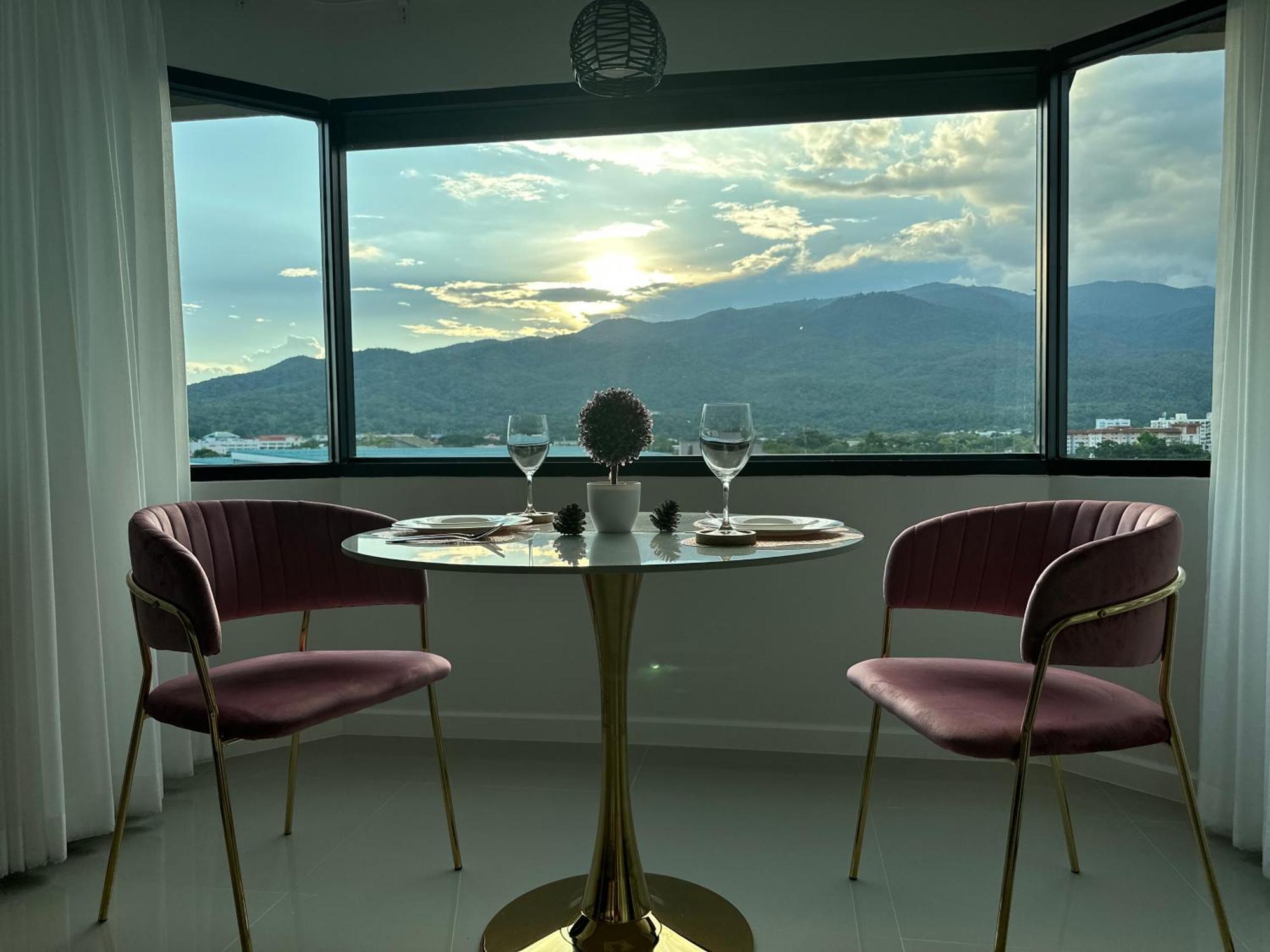 Mountain & City View Panorama At Nimman 清邁 外观 照片